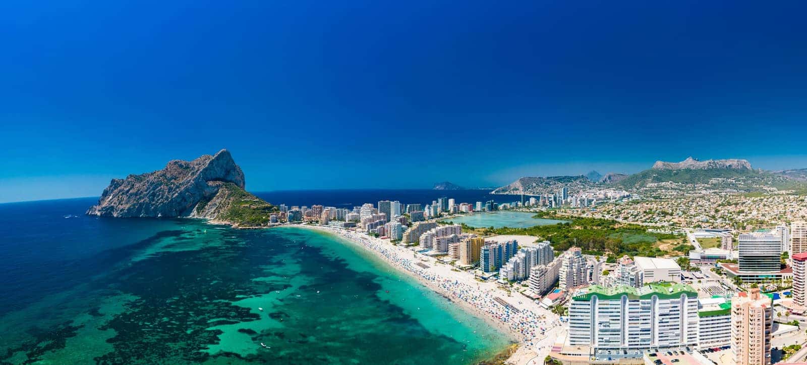 Vista panorámica de la Costa Blanca